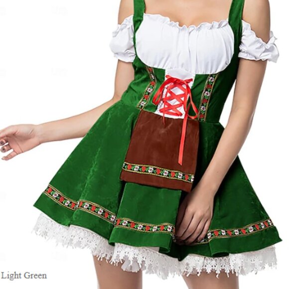 Halloween / Festival Costumes | Cute Gretel / Oktoberfest | Velvet Dress :) - Picture 1 of 1